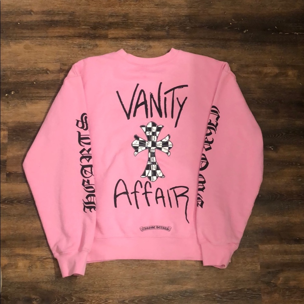 Chrome heart crewneck